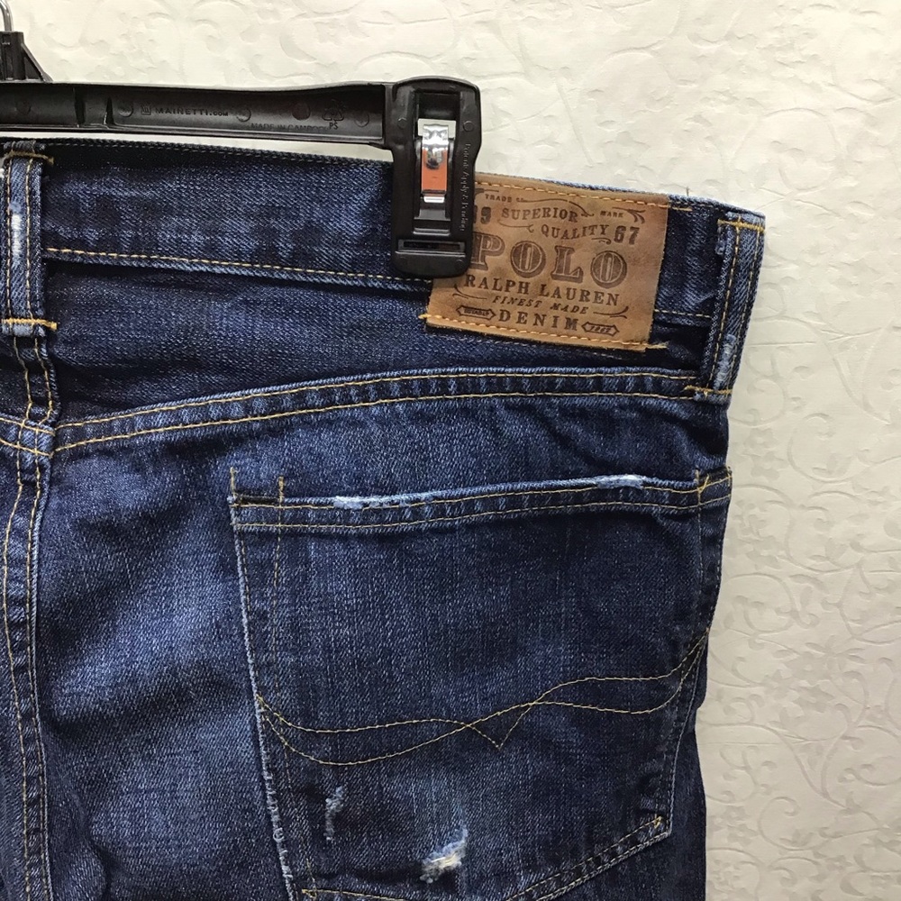 36 x 30 Polo Ralph Lauren button fly slim jeans - Picture 6 of 10